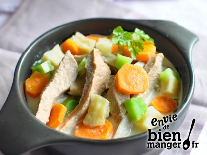 Emincé de veau aux légumes nouveaux