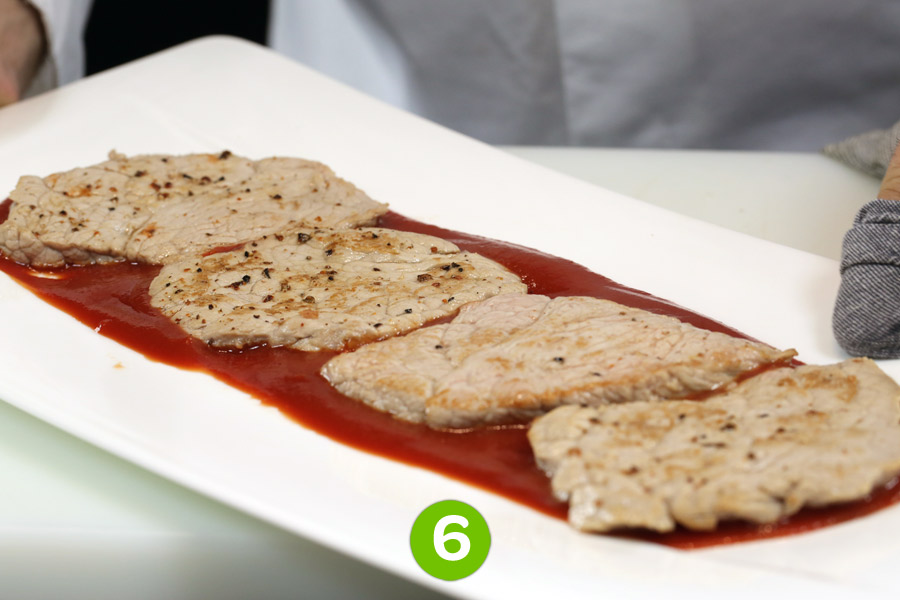 Recette de Escalope de veau à la Sarde