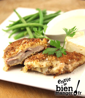 Recette de Escalope panée et sa sauce Camembert de Campagne