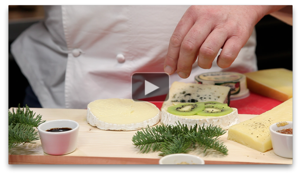 Camembert et kiwis