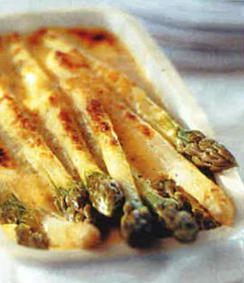 Recette de Gratin d'asperges à la cancoillotte