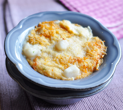 Recette de Gratin de Saint-Jacques