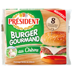 Tranches burger gourmand au chèvre Tranches burger gourmand au chèvre