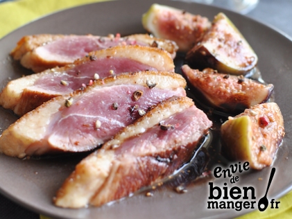 Magret de canard aux figues