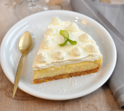 Recette de Key Lime Pie à la noix de coco