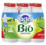 Lactel Bio entier 6x1L