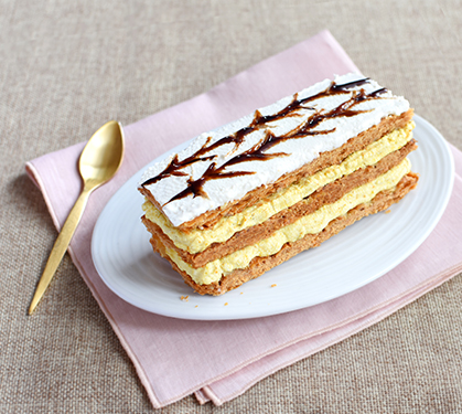 Recette de Mille feuille salé à la crème au curry