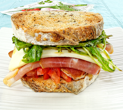 Recette de Sandwich aux saveurs du sud