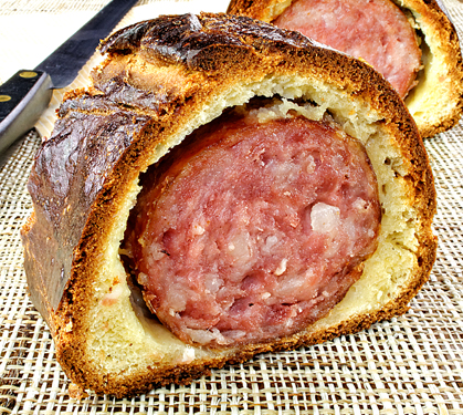 Recette de Saucisse briochée