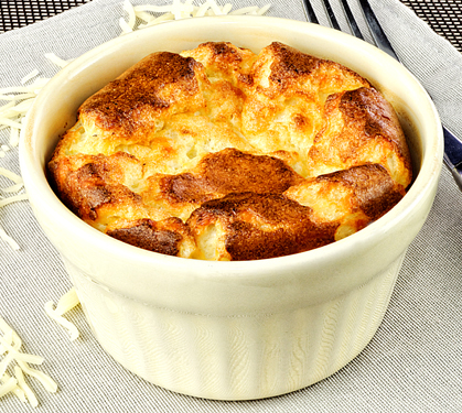 Recette de Petits soufflés au fromage fondant