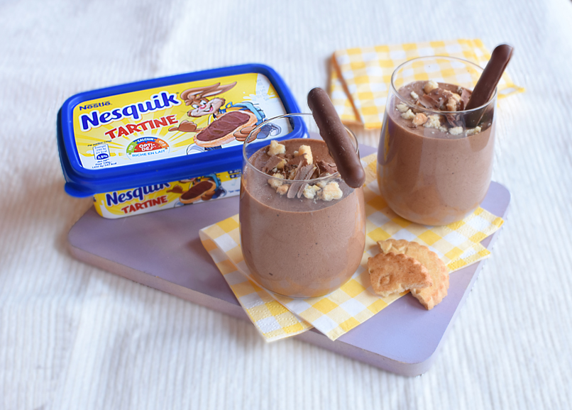 Recette de Mousse au Nesquik Tartine