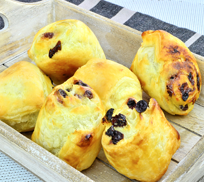 Recette de Pains aux raisins