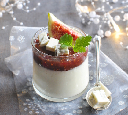 Recette de Panna cotta au Gorgonzola et figues 