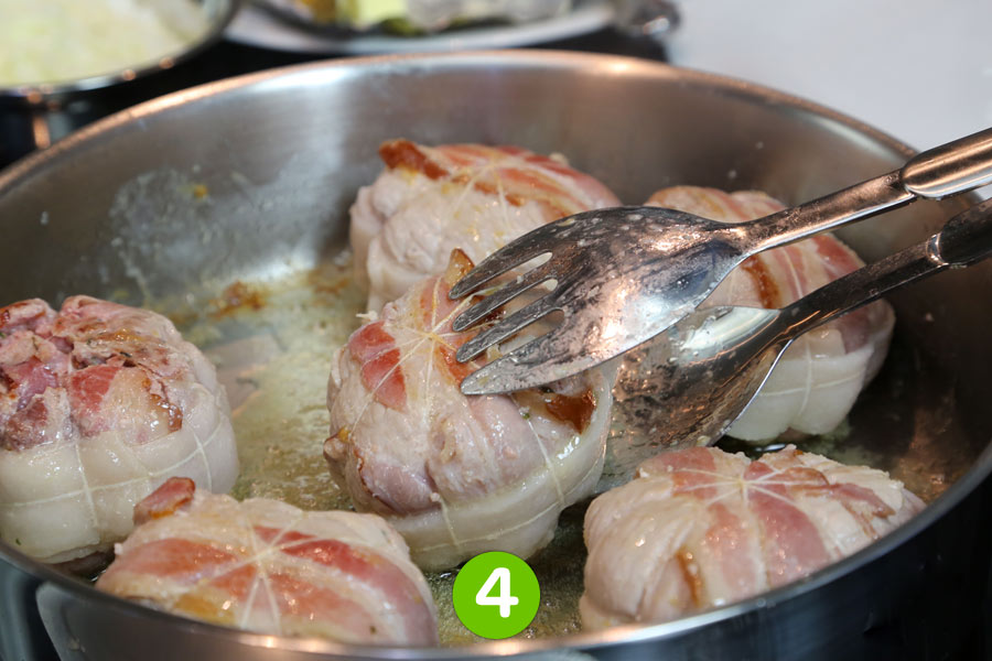 Recette de Paupiettes de veau, petits pois et carottes