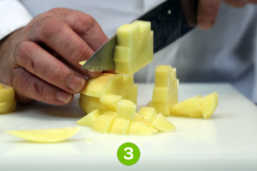Recette de Timbale de pommes de terre aux langoustines