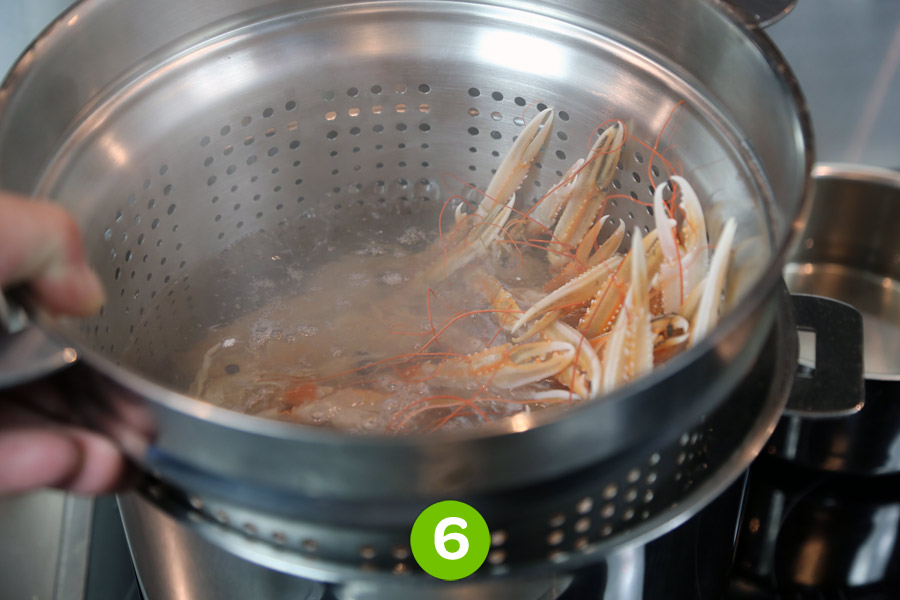 Recette de Timbale de pommes de terre aux langoustines