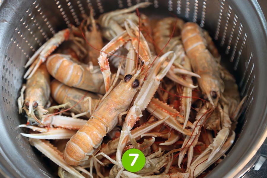 Recette de Timbale de pommes de terre aux langoustines