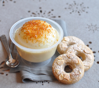 Recette de Biscuits à la cannelle et Ile Flottante La Laitière