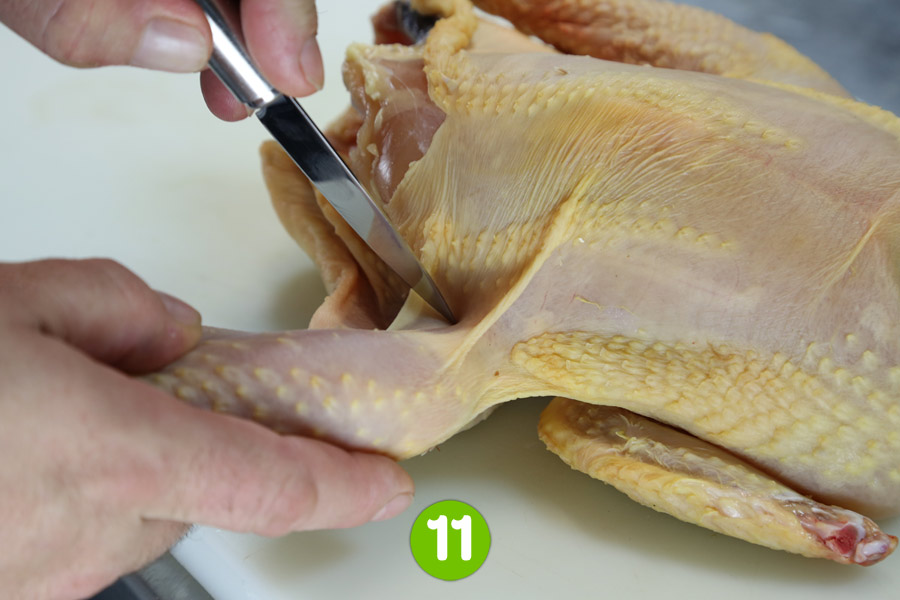 Recette de Poulet au beurre d'herbes et pommes grenaille