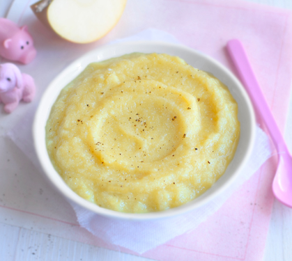 Recette de Velours de pommes vanille et fleur d'oranger dès 6 mois