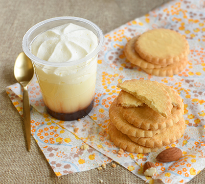 Recette de Viennois Dessert et ses sablés aux amandes