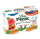 Yaourts au lait de brebis sur lit de pommes caramel Lou Pérac