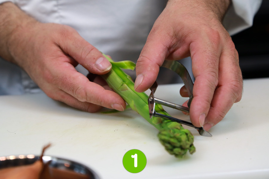 Recette de Risotto aux asperges et morilles