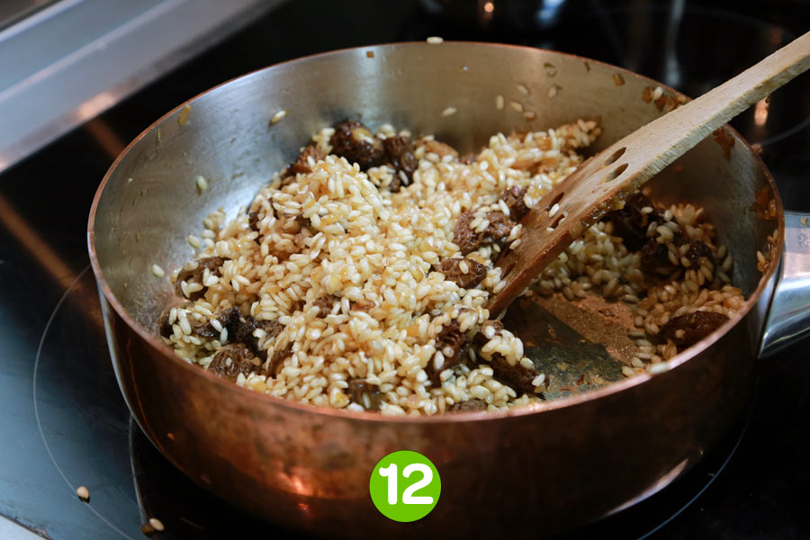 Recette de Risotto aux asperges et morilles