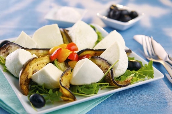 Recette de Salade Gran Tradizione aux aubergines grillées