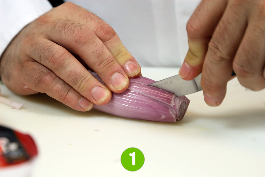 Recette de Saumon à l'unilatérale et sa fondue de poireaux