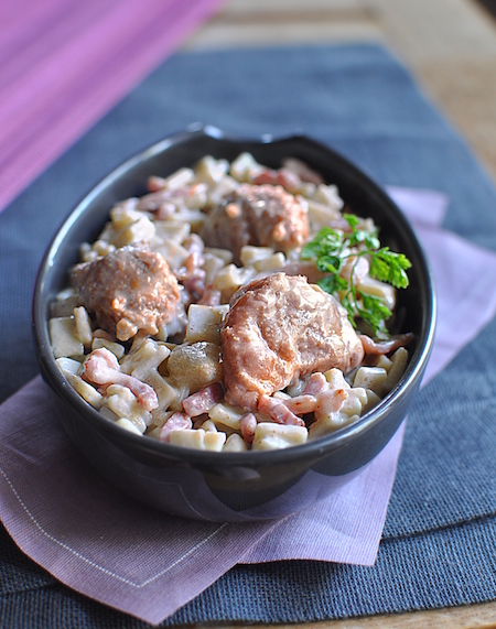 Recette de Sauté d'agneau aux crozets