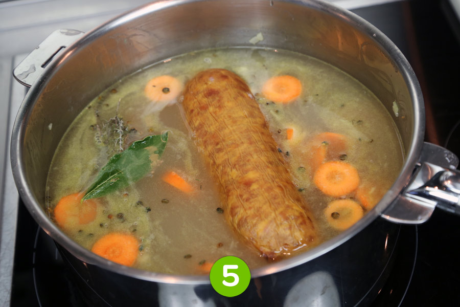 Recette de Soupe de lentilles et saucisse de Morteau