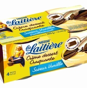 Crème dessert craquante saveur vanille La Laitière