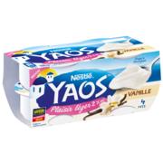 Gamme YAOS Plaisir Léger 2% (Nature, Vanille, Fraise)