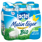 Pack Matin Léger de Lactel BIO 1,2% M.G. 6x1L