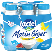Pack Matin Léger de Lactel 1,2% M.G. 6x50CL
