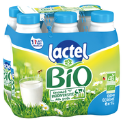 Lactel BIO demi-écrémé 6x1L