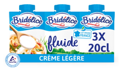 Crème UHT légère 18% Semi Epaisse (3x20cl)