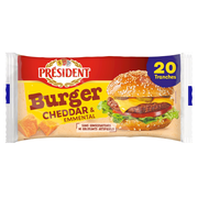 Président tranches burger cheddar & Emmental ou tranches croque emmental