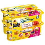 La Laitière Yaourts Pâtissiers x12