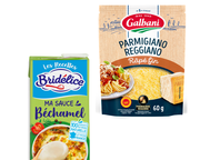 Parmigiano Reggiano Galbani 60g & Béchamel Bridelice 3x20cl