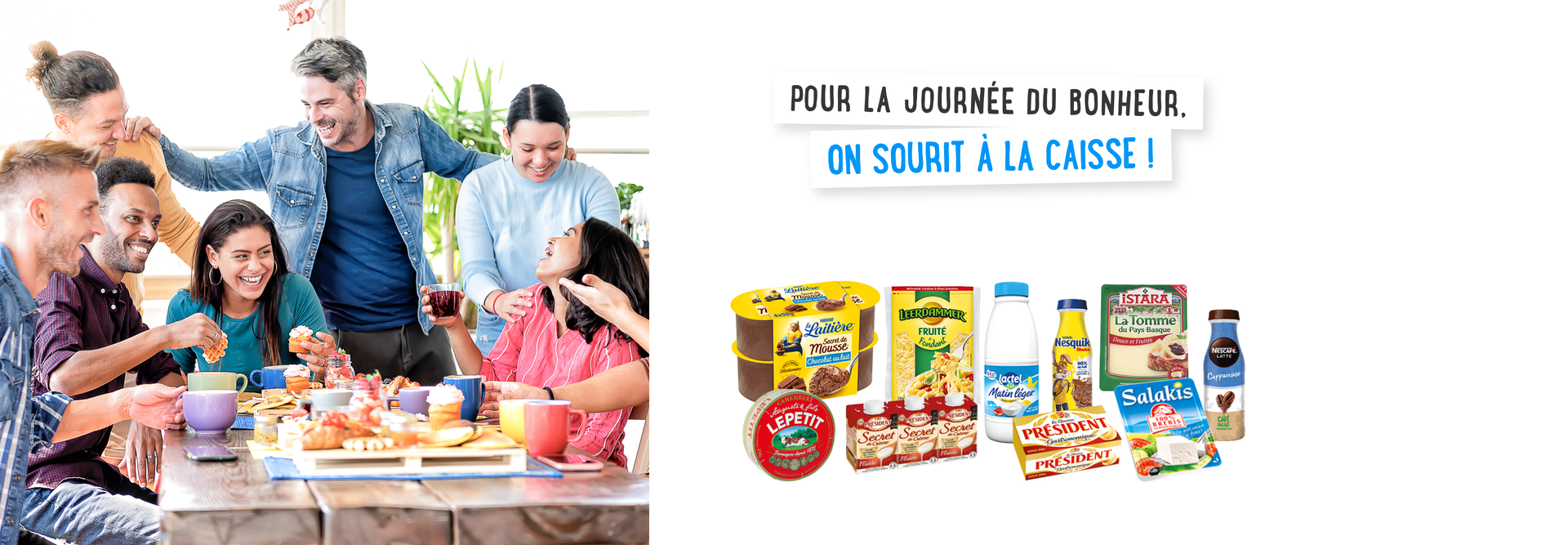 Pour la journée du bonheur, on sourit à la caisse !