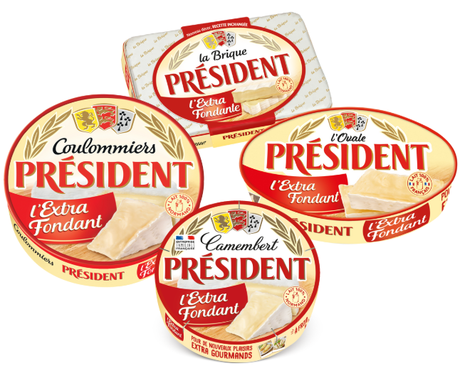 Gamme Président L'Extra Fondant