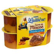 Secret de Mousse La Laitière Chocolat au lait et caramel