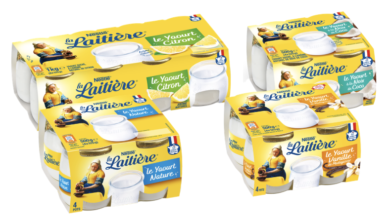 Gamme Yaourt Pot de Verre La Laitière