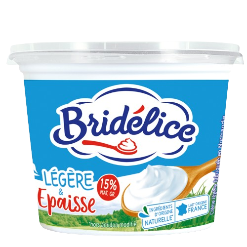 Crème fraiche légère 15% Bridélice 20cl