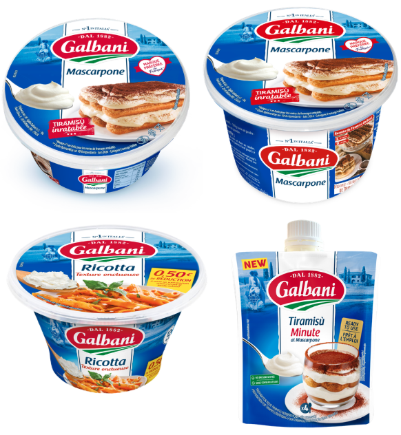 Mascarpone et Ricotta Galbani