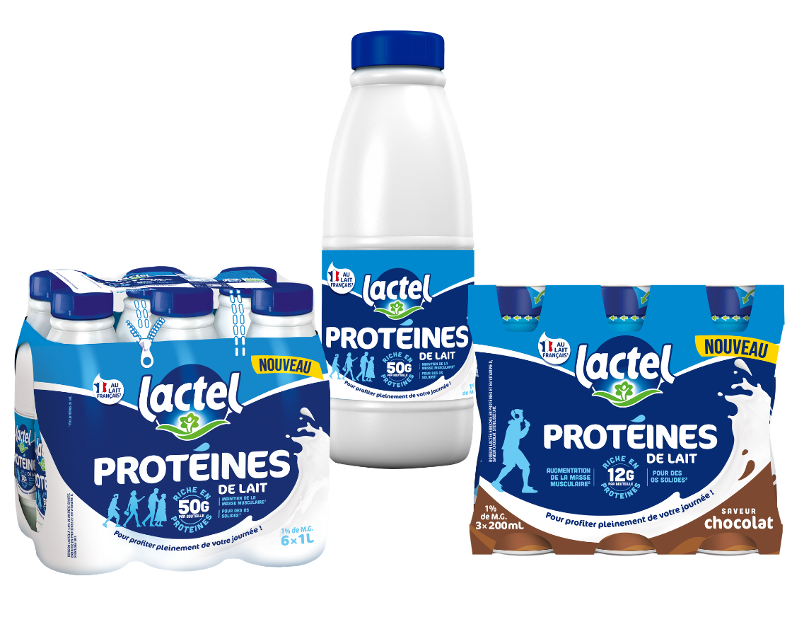 Gamme Lactel Protéines