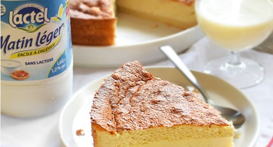 Gâteau magique à la vanille sans lactose