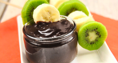 Fondue au chocolat et ses brochettes de fruits